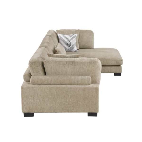 9555BRW*3CRACVC 3-Piece Modular Sectional wi...