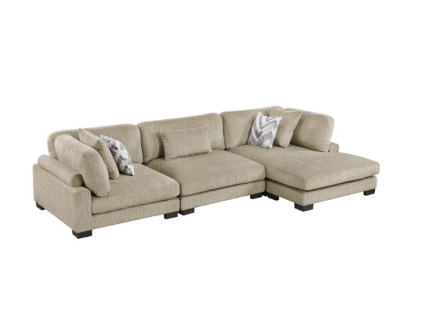 9555BRW*3CRACVC 3-Piece Modular Sectional wi...