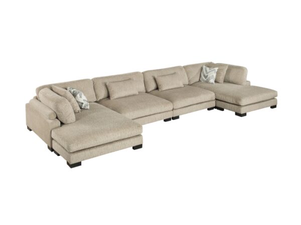 9555BRW*42AC2VC 4-Piece Modular Sectional wi...