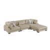 9555BRW*42CRACOT 4-Piece Modular Sectional wi...