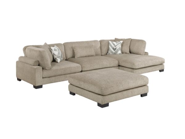 9555BRW*4CRACVCOT 4-Piece Modular Sectional wi...