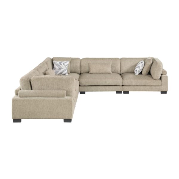 9555BRW*53CR2AC 5-Piece Modular Sectional