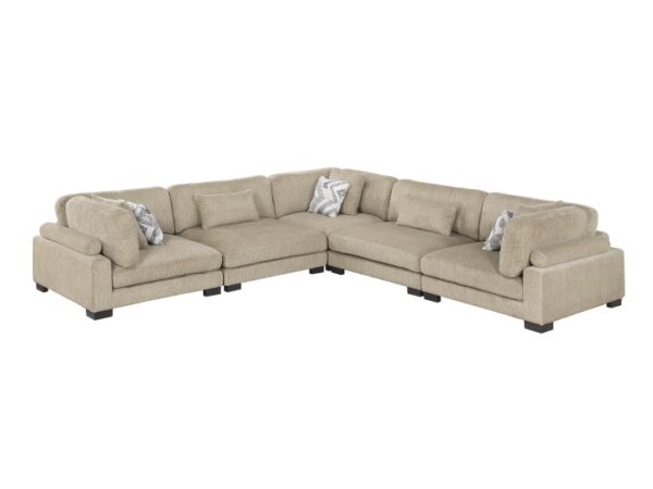 9555BRW*53CR2AC 5-Piece Modular Sectional