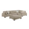 9555BRW*53CRACOT 5-Piece Modular Sectional wi...