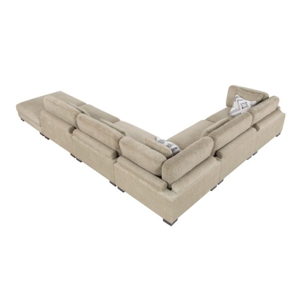 9555BRW*62CR3ACOT 6-Piece Modular Sectional wi...