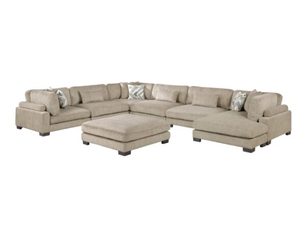 9555BRW*72CR3ACVCOT 7-Piece Modular Sectional wi...
