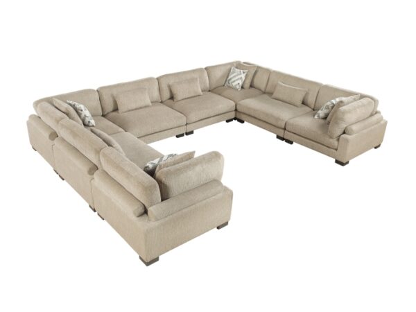 9555BRW*84CR4AC 8-Piece Modular Sectional