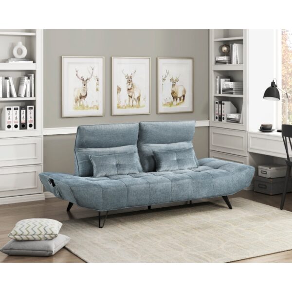 9556BUE-3PW Sofa with Power Adjustable S...