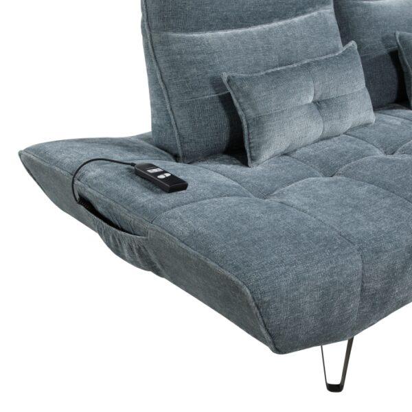 9556BUE-3PW Sofa with Power Adjustable S...