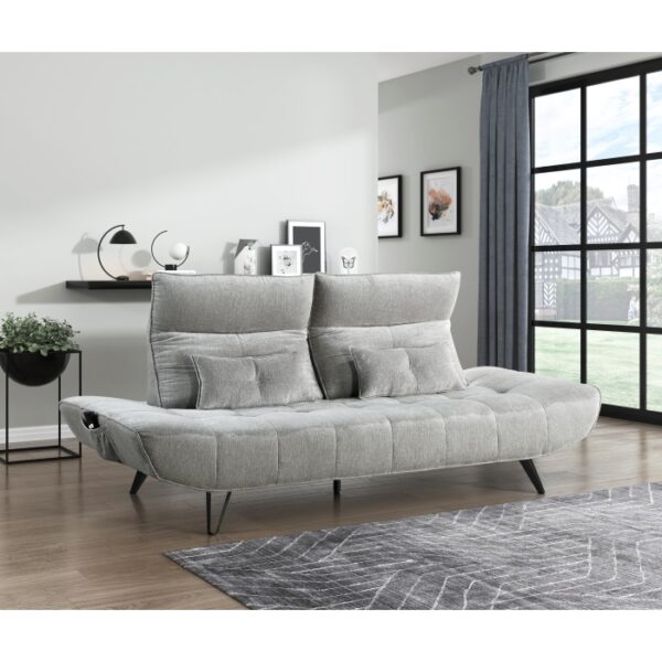9556GRY-3PW Sofa with Power Adjustable S...