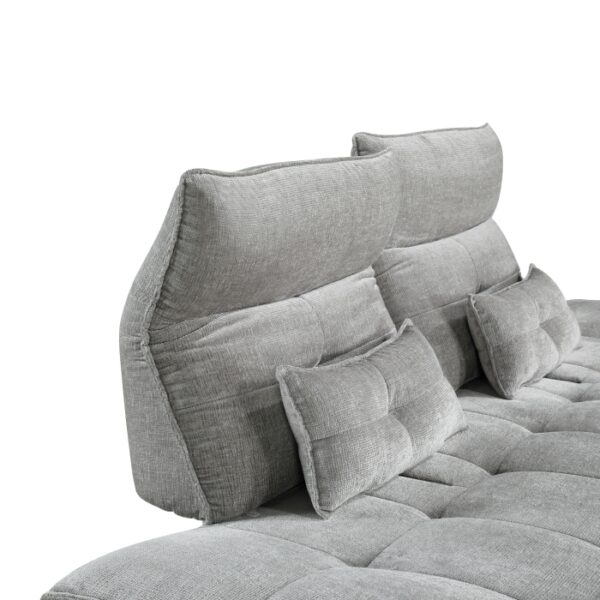 9556GRY-3PW Sofa with Power Adjustable S...