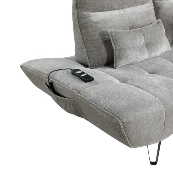 9556GRY-3PW Sofa with Power Adjustable S...