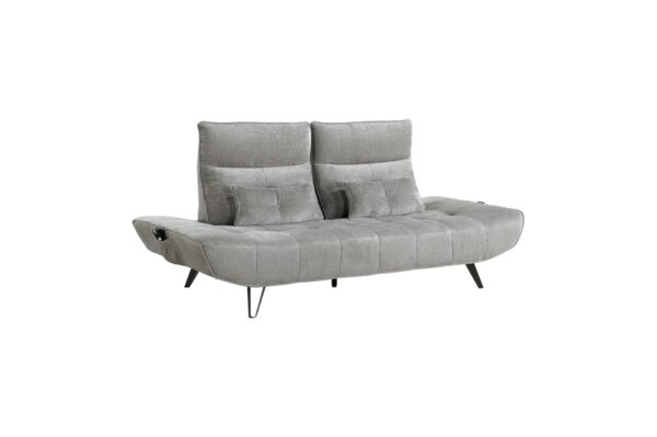 9556GRY Seating-Quonsett Collection Sofa with Power Adjustable S...