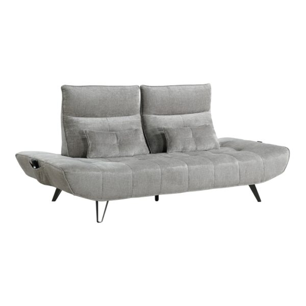 9556GRY-3PW Sofa with Power Adjustable S...