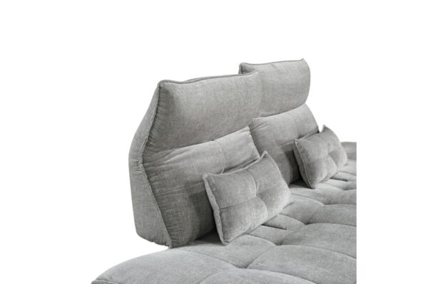 9556GRY Seating-Quonsett Collection Sofa with Power Adjustable S...