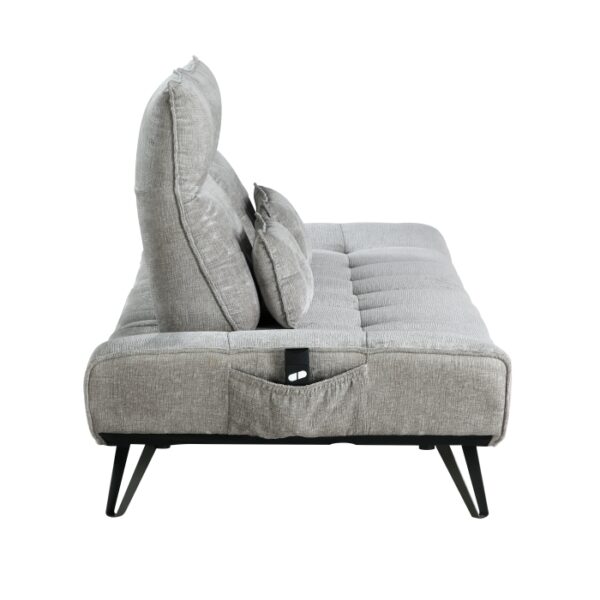 9556GRY-3PW Sofa with Power Adjustable S...