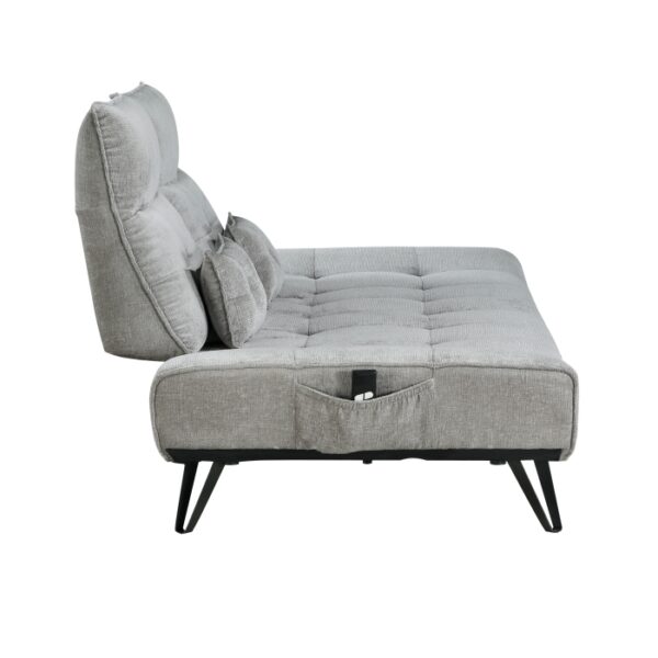 9556GRY-3PW Sofa with Power Adjustable S...