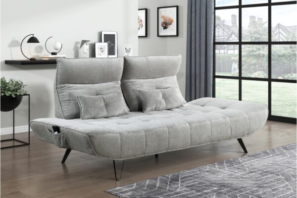 9556GRY Seating-Quonsett Collection Sofa with Power Adjustable S...