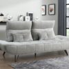 9556GRY Seating-Quonsett Collection Sofa with Power Adjustable S...