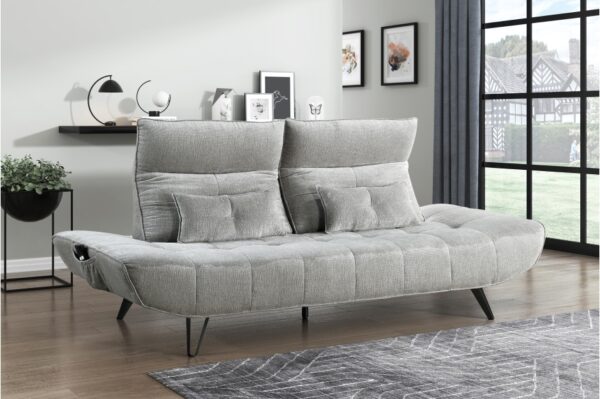 9556GRY Seating-Quonsett Collection Sofa with Power Adjustable S...