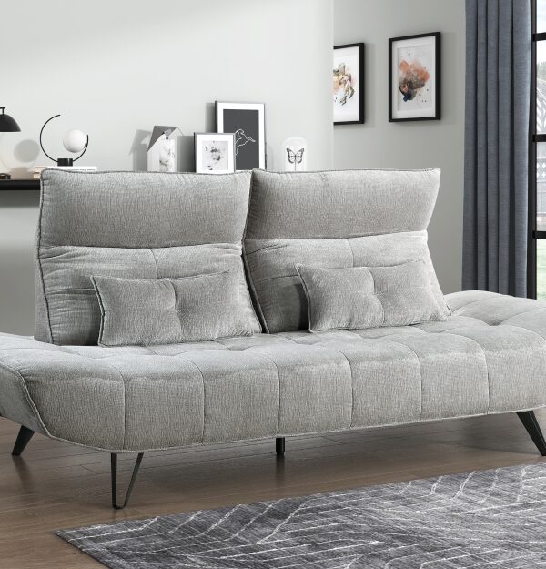 9556GRY Seating-Quonsett Collection Sofa with Power Adjustable S...