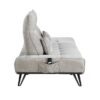 9556LGY Seating-Quonsett Collection Sofa with Power Adjustable S...