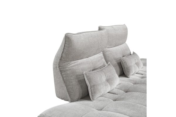 9556LGY Seating-Quonsett Collection Sofa with Power Adjustable S...