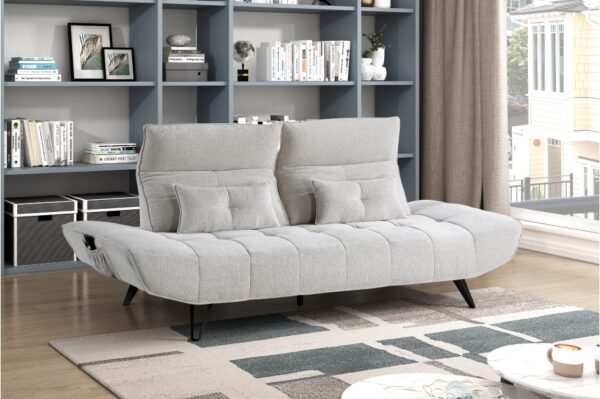 9556LGY Seating-Quonsett Collection Sofa with Power Adjustable S...