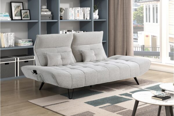 9556LGY Seating-Quonsett Collection Sofa with Power Adjustable S...