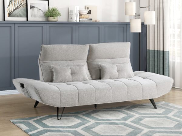 9556LGY Seating-Quonsett Collection Sofa with Power Adjustable S...