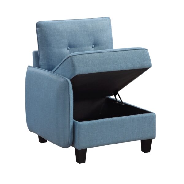 9557BUE*8SCOT 8-Piece Sectional with Stora...