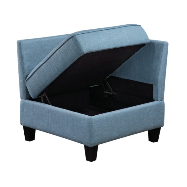 9557BUE*8SCOT 8-Piece Sectional with Stora...