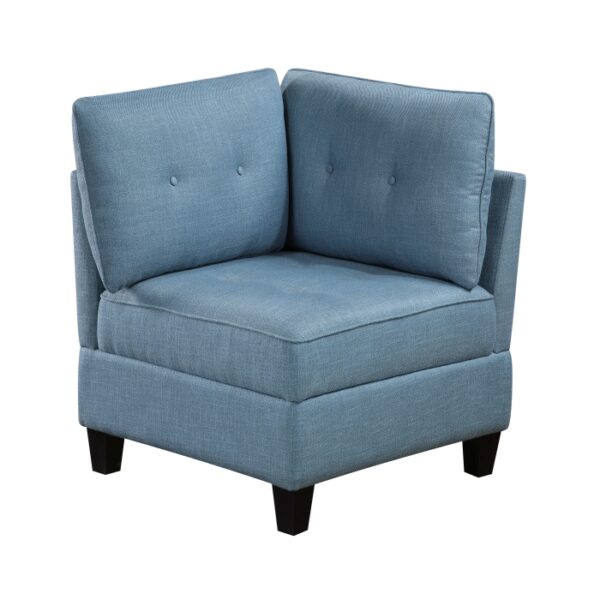 9557BUE*8SCOT 8-Piece Sectional with Stora...