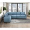 9557BUE*6SC 6-Piece Sectional with Storage