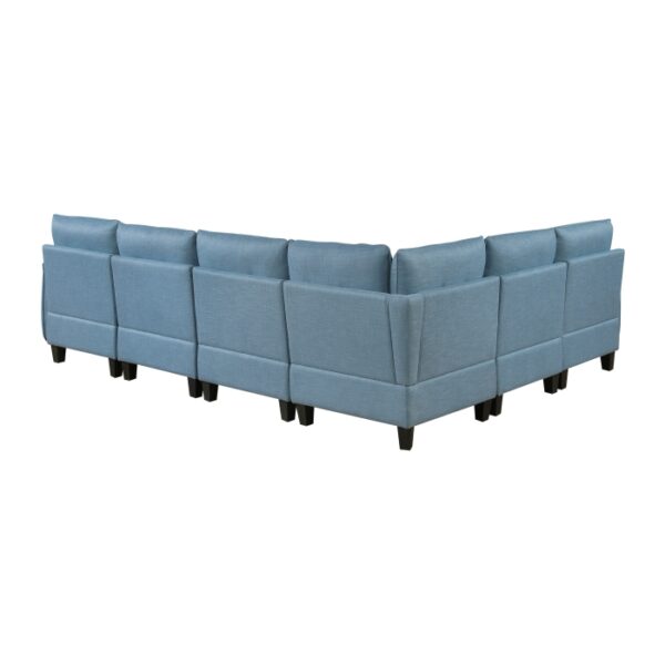 9557BUE*6SC 6-Piece Sectional with Storage