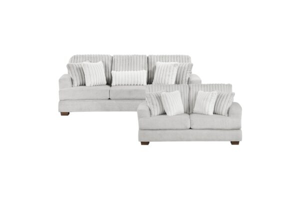 9558LG Seating-Santiago Collection 2pc Set: Sofa, Love