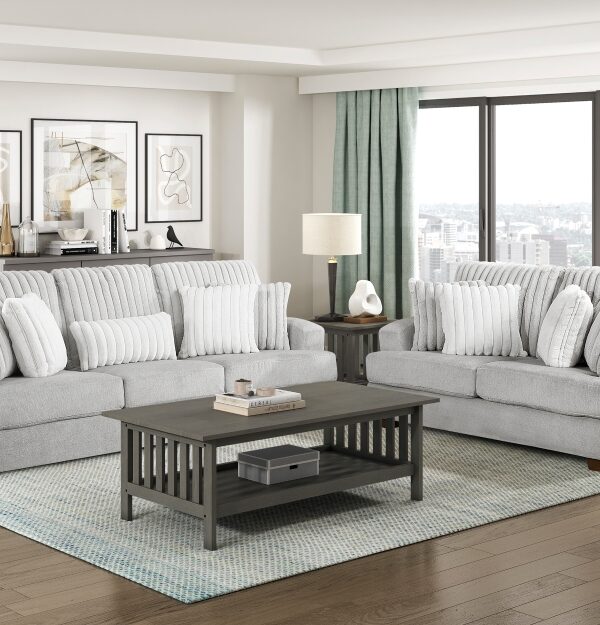 9558LG Seating-Santiago Collection 2pc Set: Sofa, Love