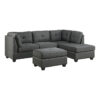 9566DG*3OT 3-Piece Sectional with Ottoman