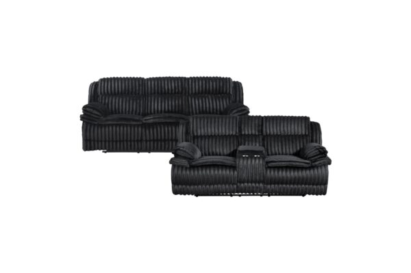 9577BK Seating-Goodland Collection 2pc Set: Sofa, Love