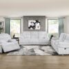 9577GY Seating-Goodland Collection 2pc Set: Sofa, Love