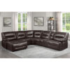 9579BRW*6LCRRPW 6-Piece Power Reclining Sect...