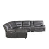 9579GRY*6LCRRPW 6-Piece Power Reclining Sect...