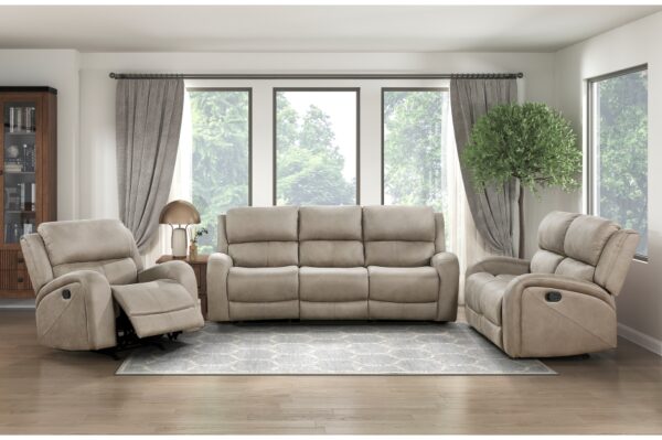 9601BR Seating-Pagosa Collection 2pc Set: Sofa, Love