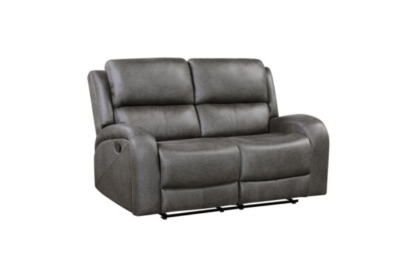 9601GY Seating-Pagosa Collection 2pc Set: Sofa, Love