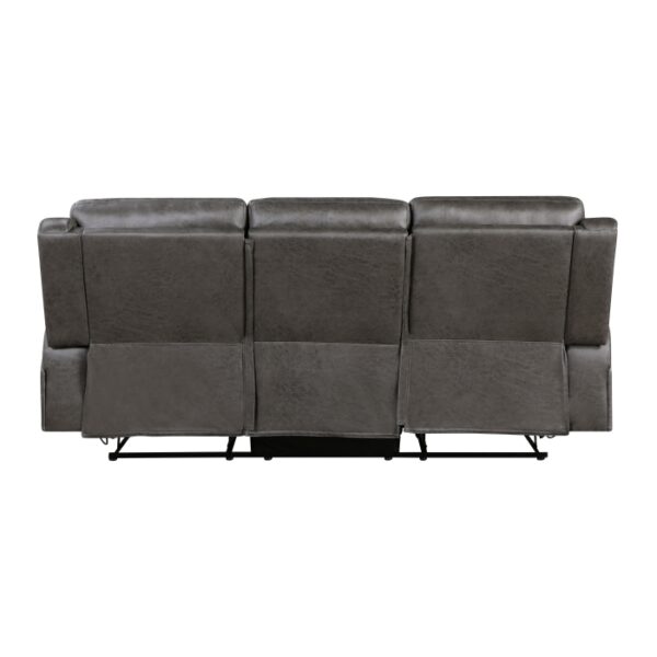 9601GY-3 Double Reclining Sofa