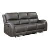 9601GY Seating-Pagosa Collection 2pc Set: Sofa, Love