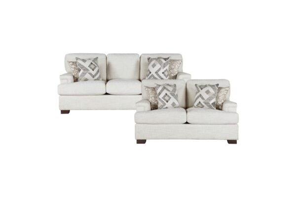 9603CR Seating-Orson Collection 2pc Set: Sofa, Love