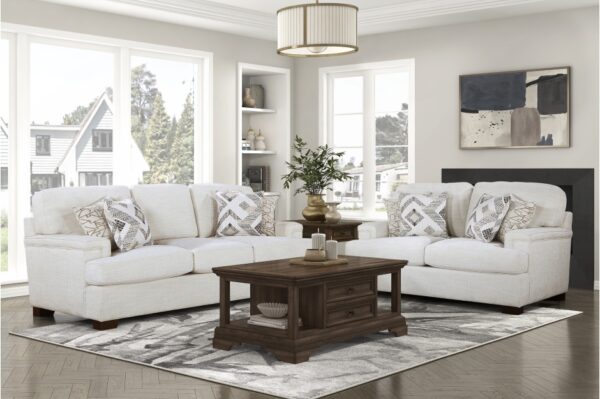 9603CR Seating-Orson Collection 2pc Set: Sofa, Love