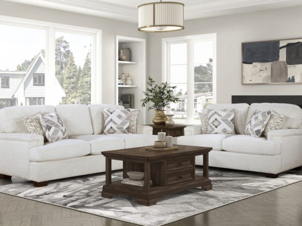 9603CR Seating-Orson Collection 2pc Set: Sofa, Love