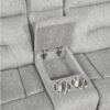 9610GY Seating-Lyndon Collection 2pc Set: Sofa, Love